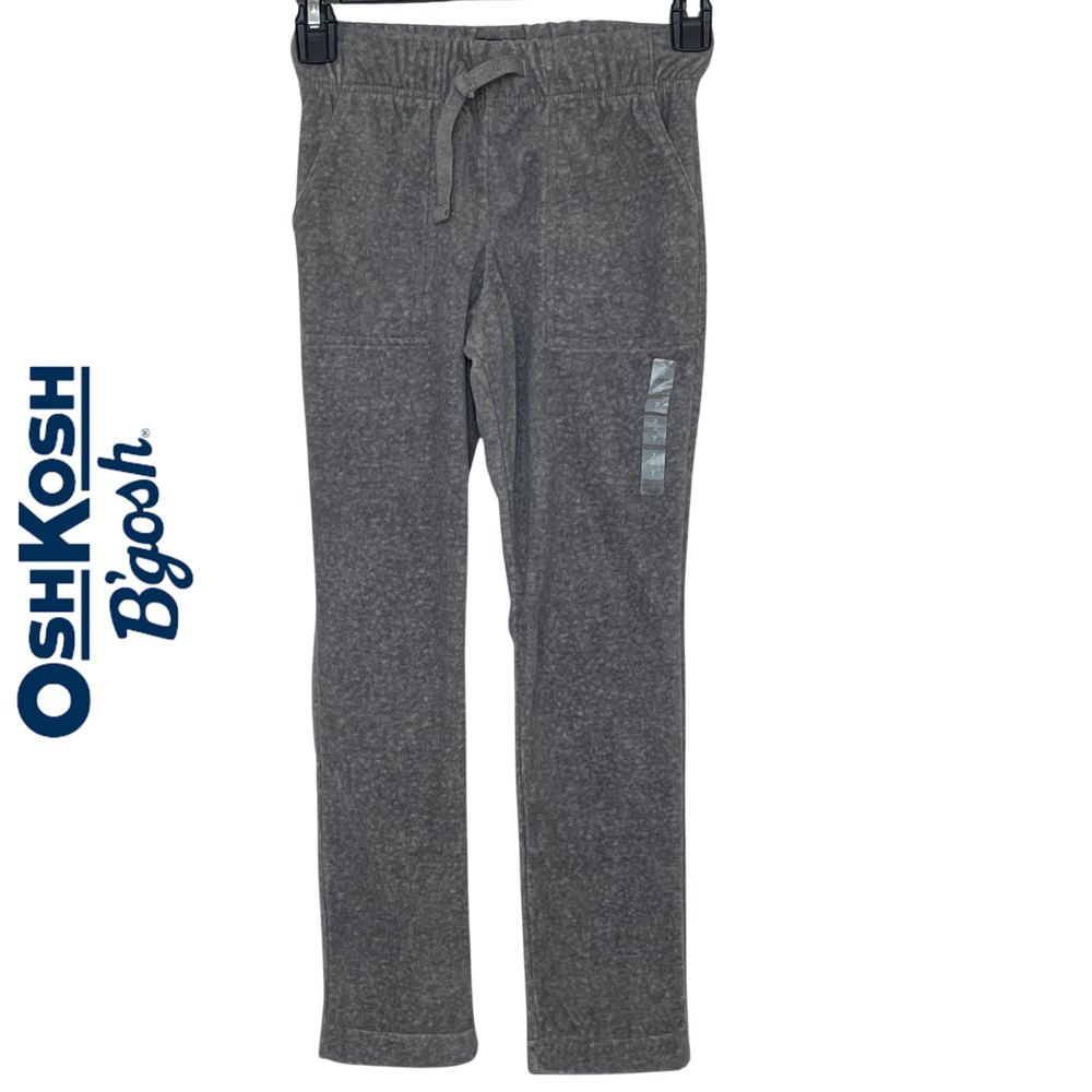 OshKosh B'gosh Boys Gray Fleece Pants Size 7